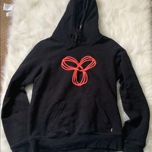 Black and pink tna and a hoodie (m) lightly worn